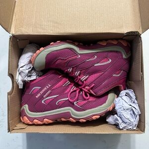 Merrell Unisex-Child Chameleon 7 Access Mid WTRPF Hiking Boot SIZE 1